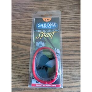 Sabona Pro Magnetic Sport Large Wristband 1200 Gauss Magnets Minus Ions Titanium